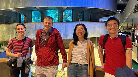 Members of the Moorcroft Lab at the New England Aquarium
