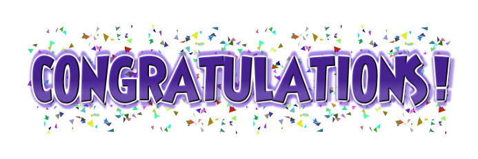 Congratulations banner