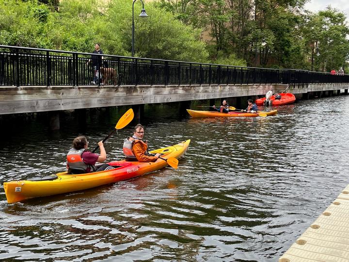 Moorcroft Lab Kayaking outing